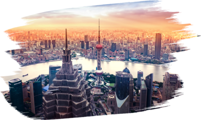 城市印象上海旅游文化宣傳海報(bào)背景